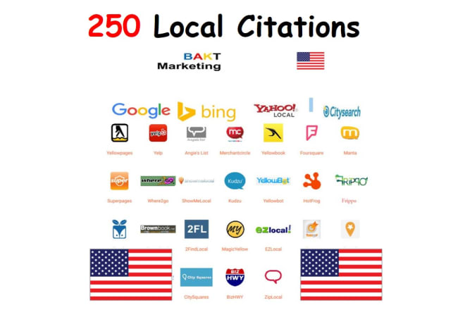 I will best 250 top USA local citations