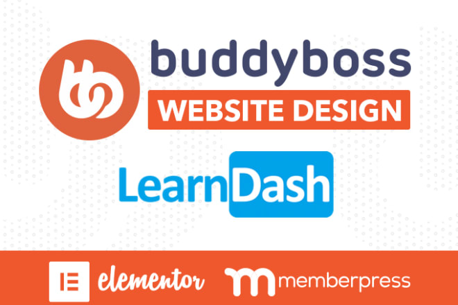 I will build wordpress online course, memberships website with learndash and buddyboss