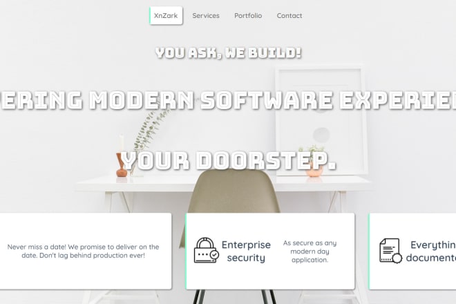 I will build your dot net core application for your company
