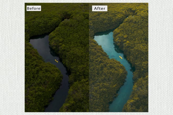 I will color correct, edit or repair any of your photos in lightroom and photoshop