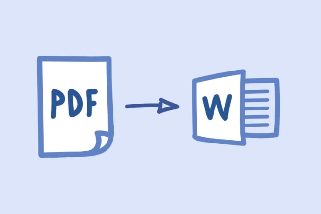 I will convert pdf, xls, xlsx, jpg, scanned files to word or google docs
