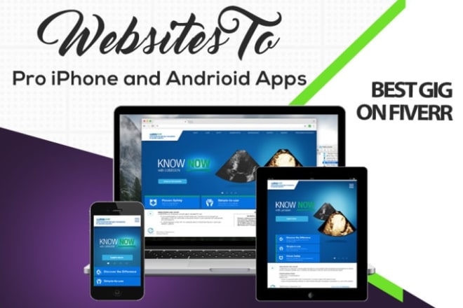 I will convert websites to iphone and android mobile applications