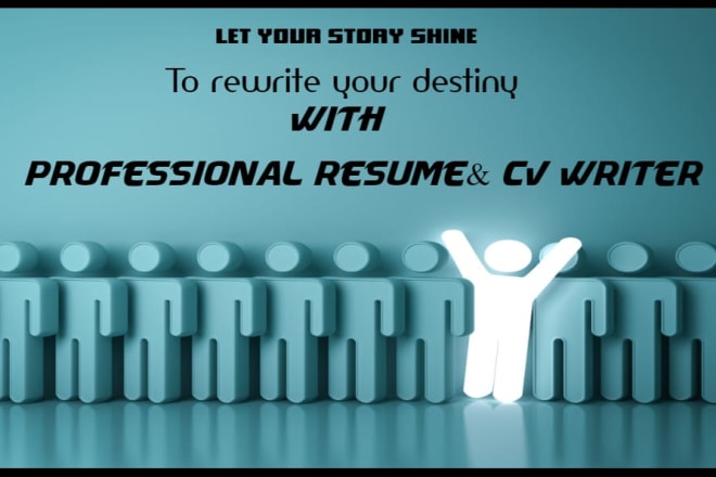I will craft professional resume and CV writing service
