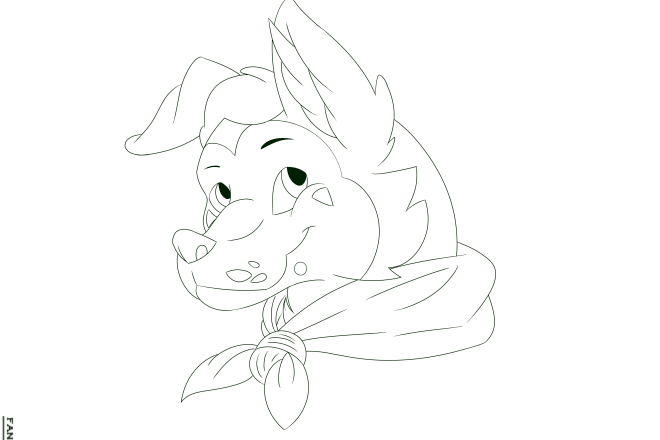 I will create a badge for your furry character