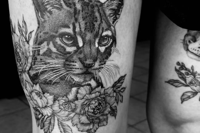 I will create a custom floral tattoo design