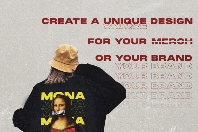 I will create a design for your merch or clothing brand