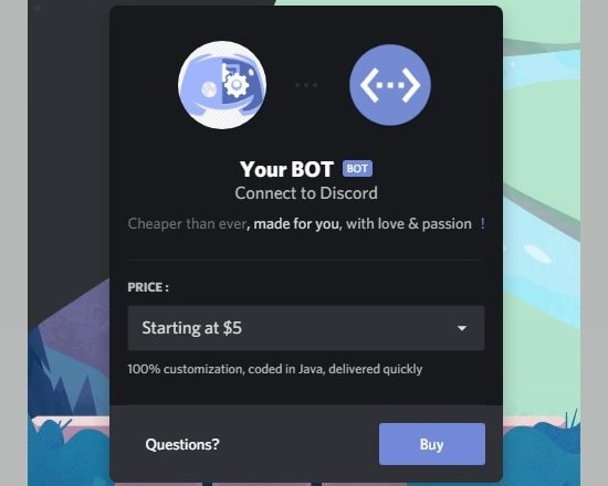 I will create a discord bot in java