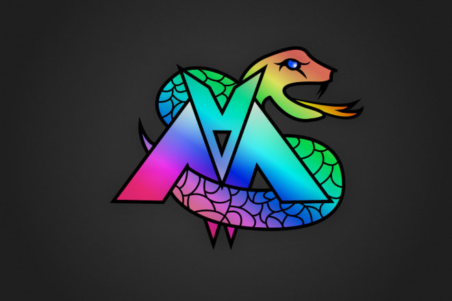 I will create a logo or profile picture with your name