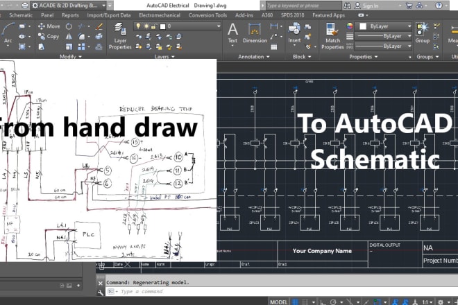 I will create a professional schematic diagram for your electrical wiring