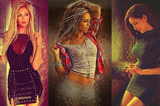 I will create a realistic digital painting for you