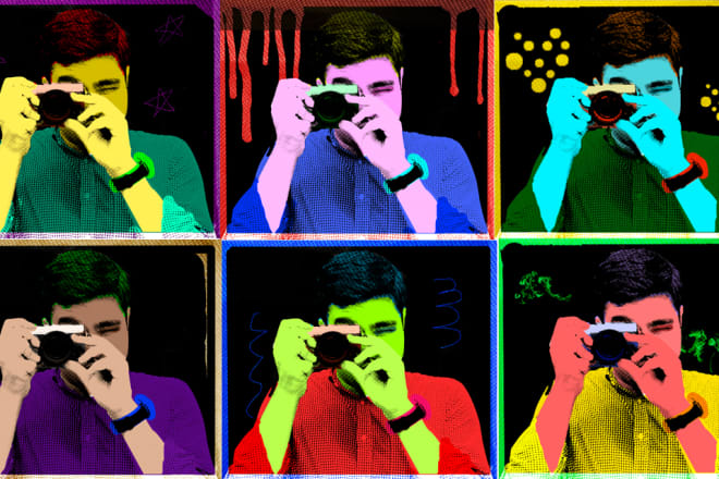 I will create an Andy Warhol style image from your photo