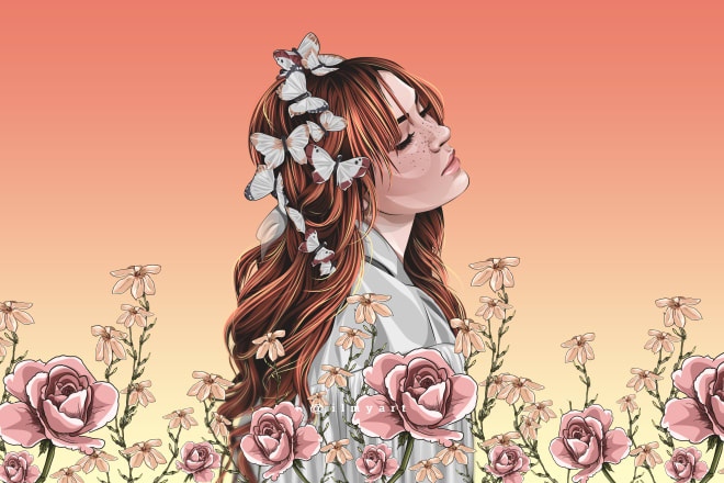 I will create awesome vector illustration from your photo