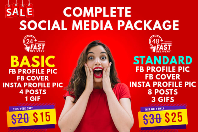 I will create content for your social media accounts