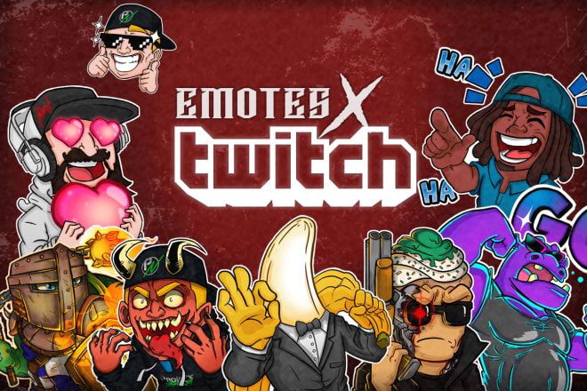 I will create custom emojis for your twitch channel