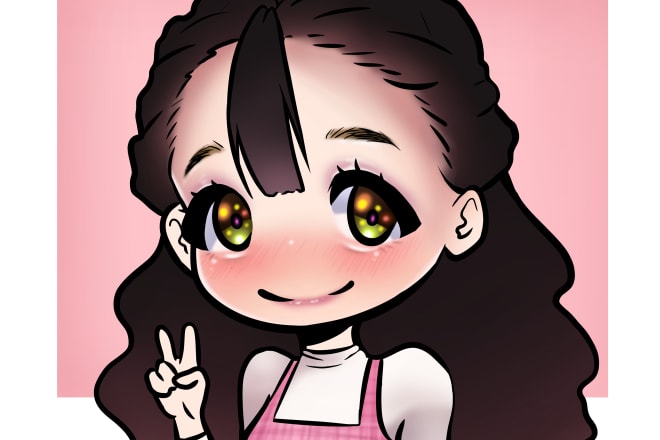 I will create cute chibi icons