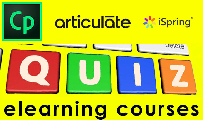 I will create elearning course, ispring, articulate, captivate