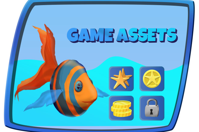 I will create game props and icons pack