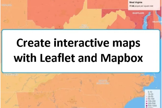 I will create interactive maps with leaflet and mapbox