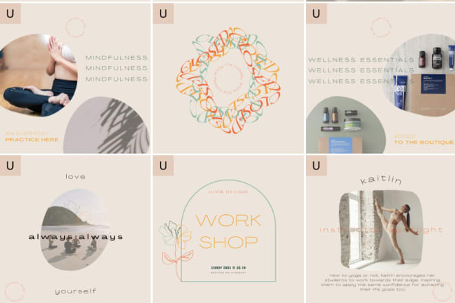 I will create killer instagram content for your yoga studio