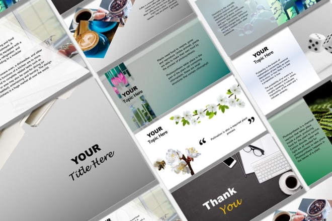I will create modern, professional powerpoint presentations