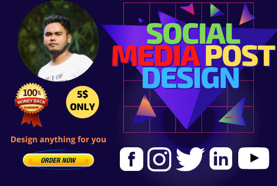 I will create new exclusive social media post design