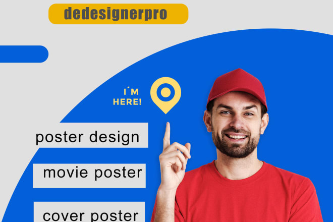 I will create or edit poster design,with logo, cover or banner