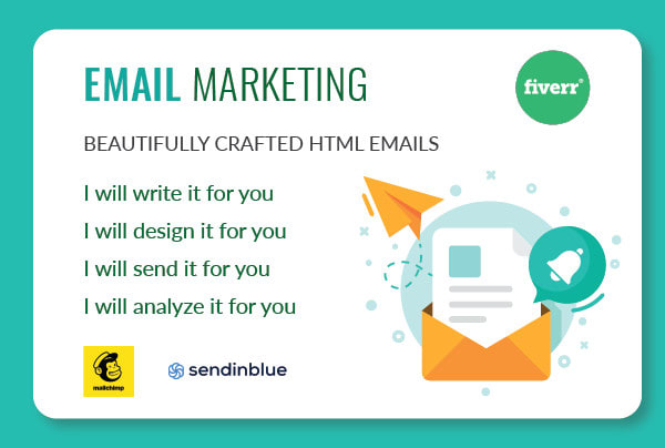 I will create personalized html emails for your email marketing campaigns