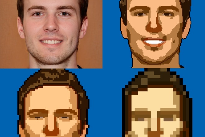 I will create pixel art of any face