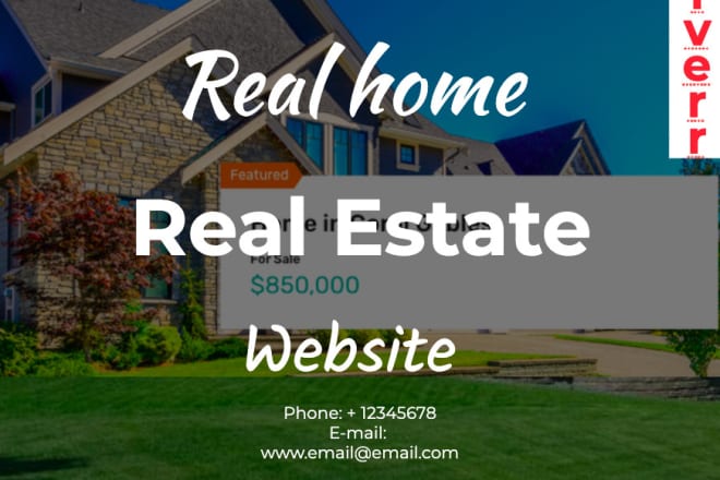 I will create property selling website in wordpress