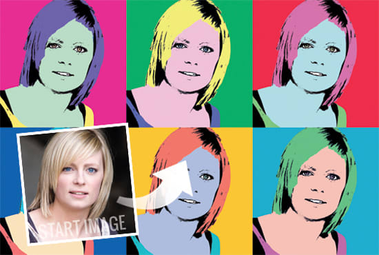 I will create Stunning PROFESSIONAL Pop Art portrait