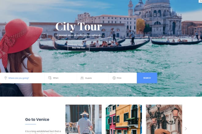 I will create travel, tour booking website in wordpress