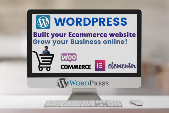 I will create wordpress ecommerce website with free logo