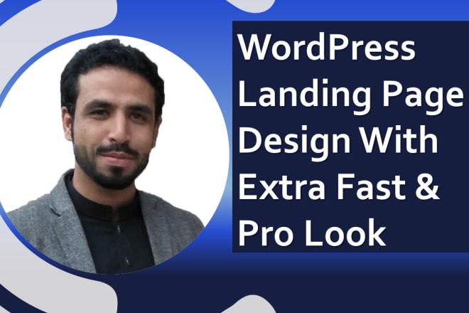 I will create wordpress landing page or landing page design