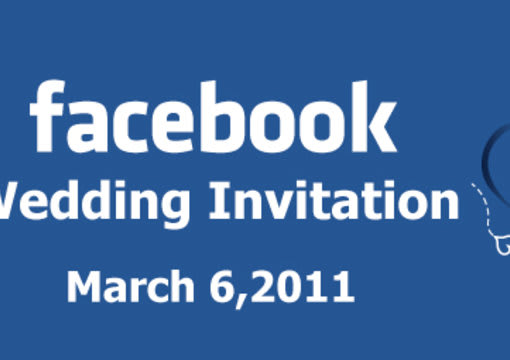 I will create you a beautiful facebook wedding invitation