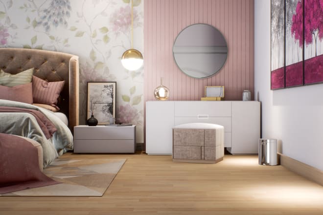 I will create your architecture into realistic virtual reality scenario