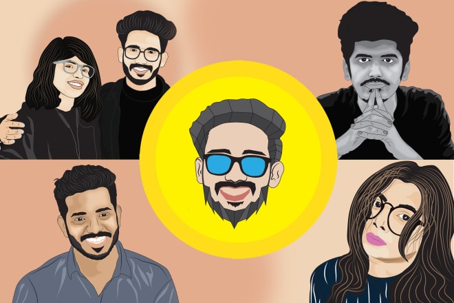 I will create your avatar, cartoon caricature,cartoon portrait