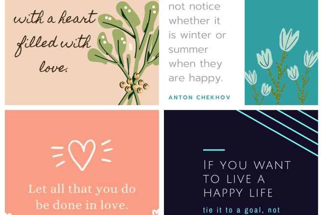 I will custom design background of quotes images for instagram