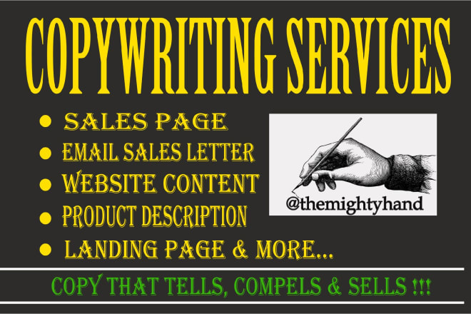 I will deliver professional copywriting that converts