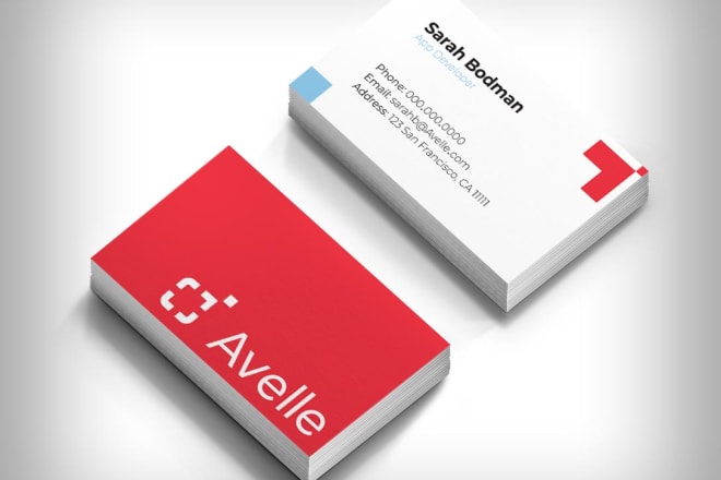 I will design 2 business card concepts or a stationery package