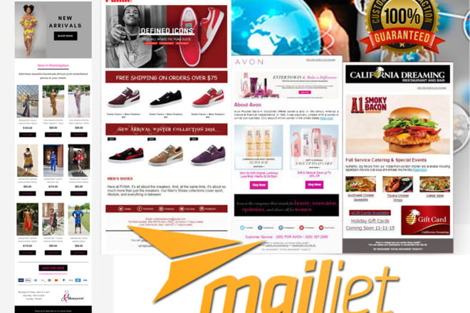 I will design a professional mailjet email template