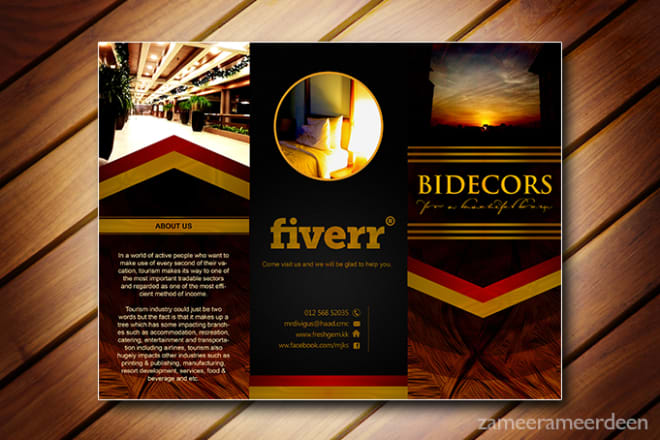 I will design an elegant brochure