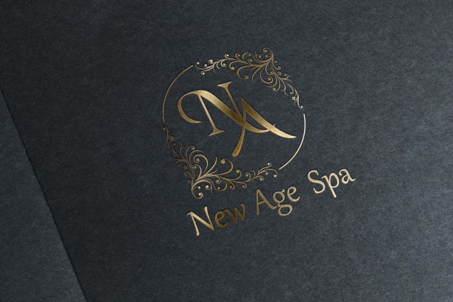 I will design an elegant luxurious logo