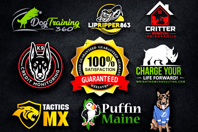 I will design animal care and pet dog photography logo