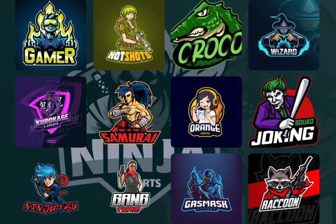 I will design awesome esport or mascot logo for pubg and twitch
