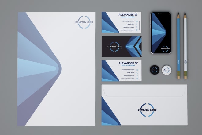 I will design business card, letterhead, and stationery items