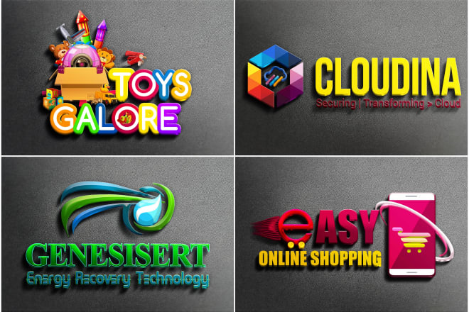 I will design creative 3d, versatile logo design