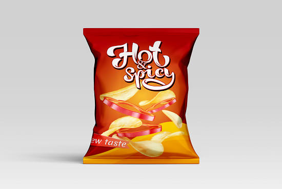 I will design creative food packaging design