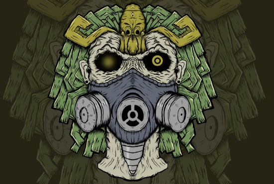 I will design dark art for your tshirt