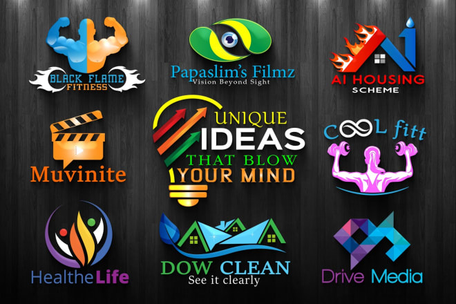 I will design elegant professional 3d 2d logo in 12hrs