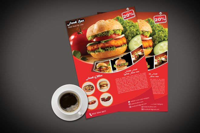 I will design food menu, restaurant menu, flyer menu within 4 hours